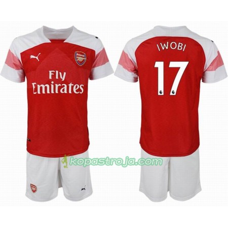 Billiga Fotbollströjor Arsenal IWOBI 17 Barn Hemma tröja 2018/19 Kortärmad